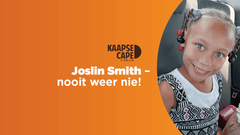 Joslin Smith – nooit weer nie!