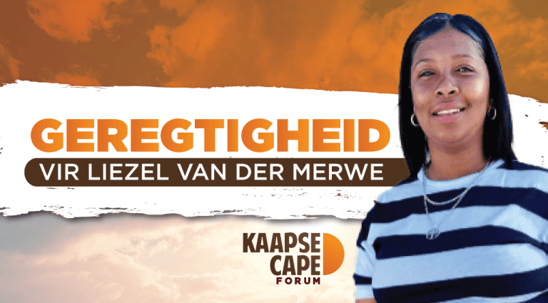 GEREGTIGHEID VIR LIEZEL VAN DER MERWE